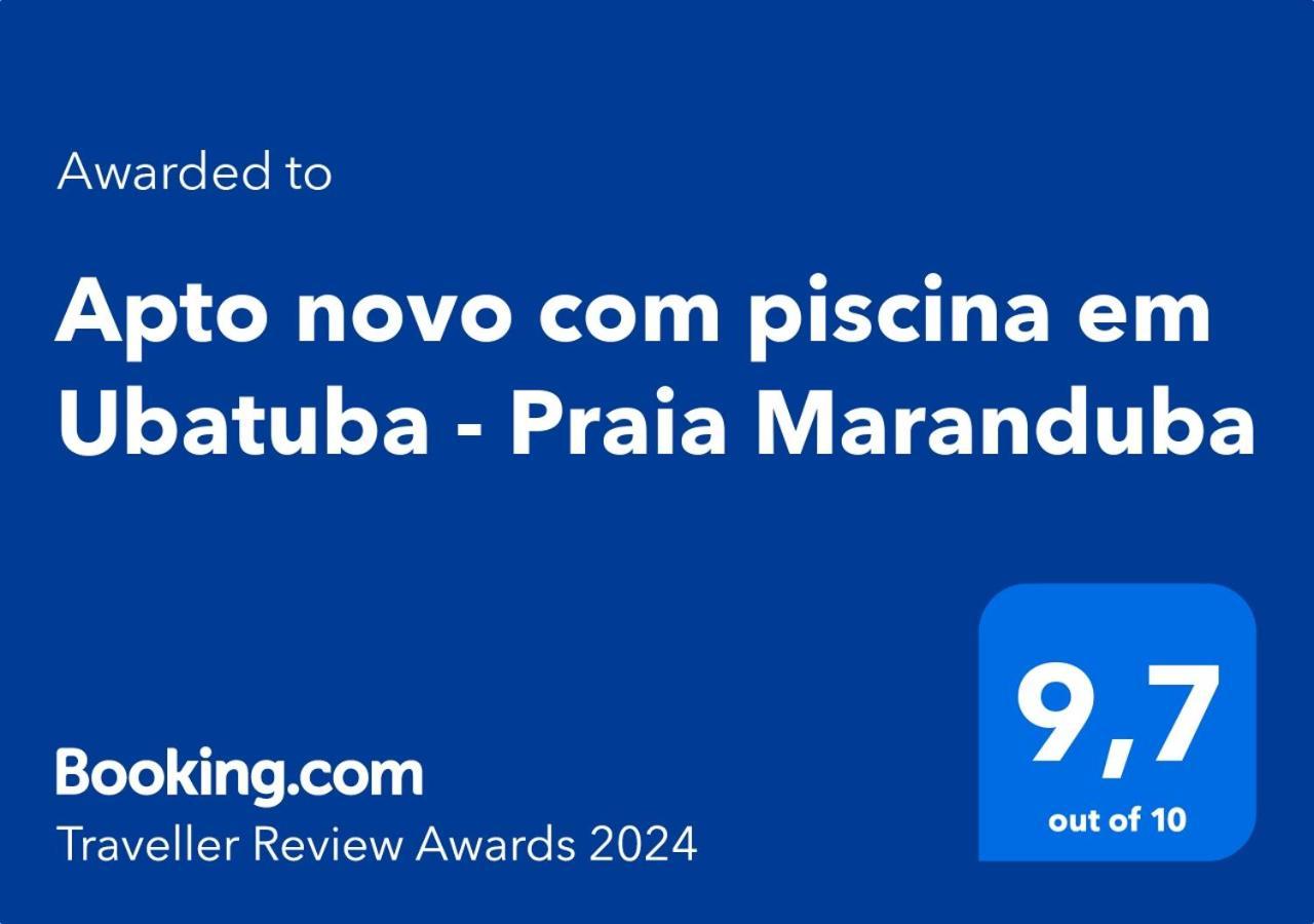 Apto Novo Com Piscina Em Ubatuba - Praia Maranduba Exterior photo